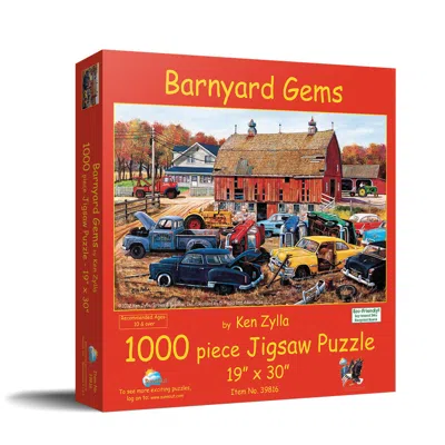 Sunsout Barnyard Gems 1000 Piece Jigsaw Puzzle For Adults In Red