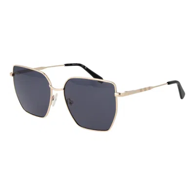 Gant Gold Metal Sunglasses In Gold