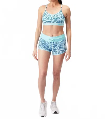 Rabbit Surf 'n Turf 2.5" Short In Waterspout Waves In Multi