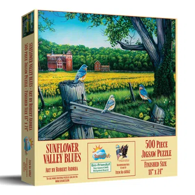 Sunsout Sunflower Valley Blues 500 Piece Jigsaw Puzzle For Adults In Nude