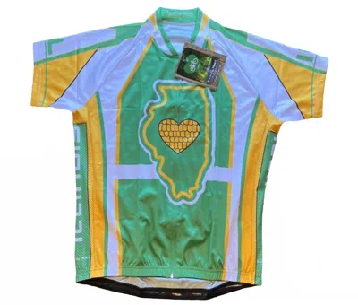 It's In My Heart Women's Illinois Cycling Jersey In Multi Color In Multi