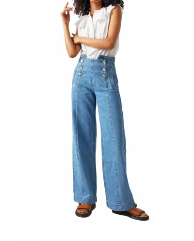 Seventy + Mochi Women's Marie Jean In Summer Vintage In Blue