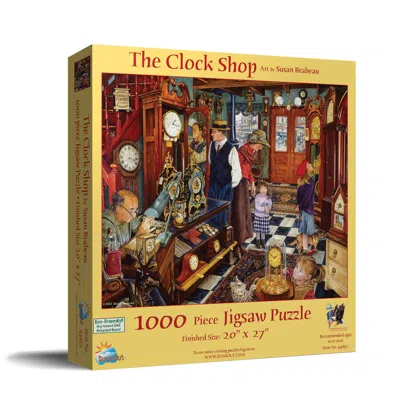 Sunsout The Clock Shop 1000 Piece Jigsaw Puzzle For Adults In Yellow