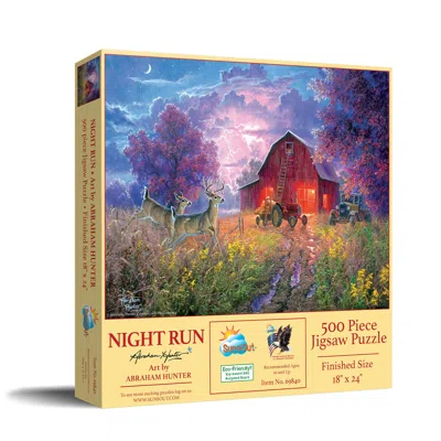 Sunsout Night Run 500 Piece Jigsaw Puzzle For Adults In Yellow