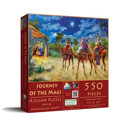 Sunsout Journey Of The Magi 550 Piece Jigsaw Puzzle For Adults Christmas In Brown