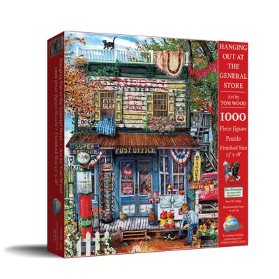 Sunsout Hanging Out At The General Store 1000 Piece Jigsaw Puzzle For Adults In Red