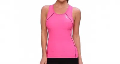 2xu Perform Tri Singlet Tank In Hot Pink In Pink