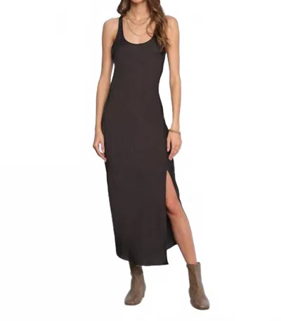 Heartloom Dottie Midi Dress In Black In Black