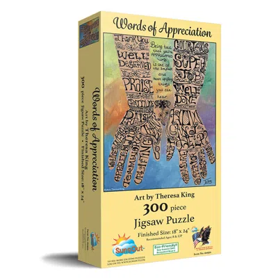 Sunsout Words Of Appreciation 300 Piece Jigsaw Puzzle For Adults In Multi