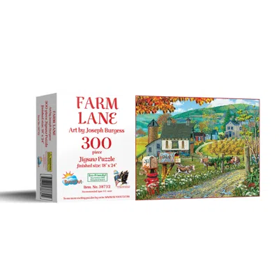 Sunsout Farm Lane 300 Piece Jigsaw Puzzle For Adults In White