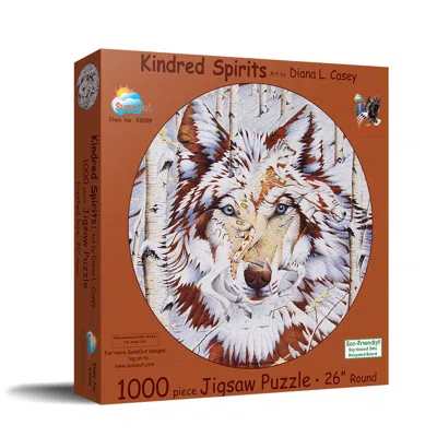 Sunsout Kindred Spirits 1000 Piece Jigsaw Puzzle For Adults Round In Brown