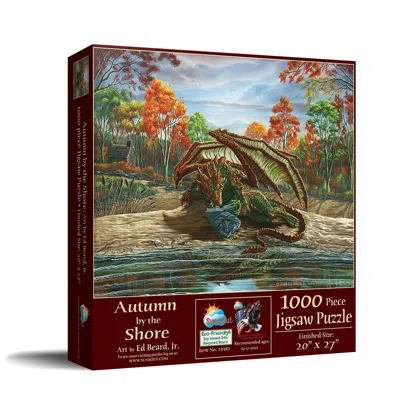 Sunsout Autumn By The Shore 1000 Piece Jigsaw Puzzle For Adults In Burgundy