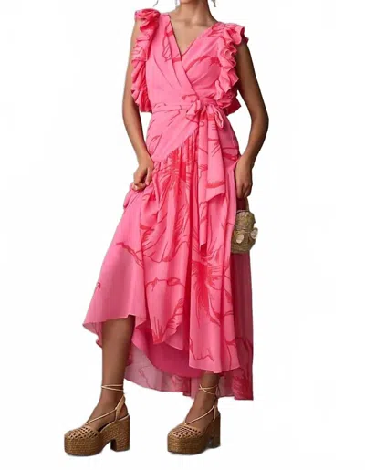 Hutch Beck Maxi Dress In Pink In Pink