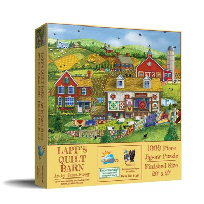 Sunsout Lapp's Quilt Barn 1000 Piece Jigsaw Puzzle For Adults In Yellow