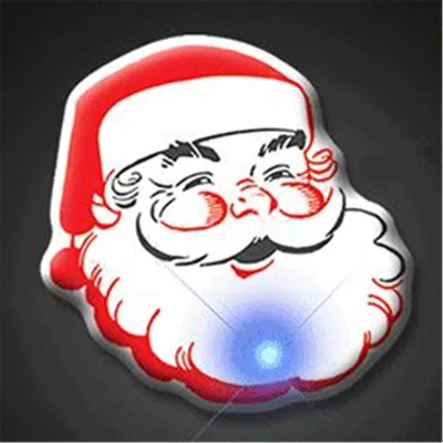 Blinkee Santa Claus Flashing Body Light Lapel Pins In Multi