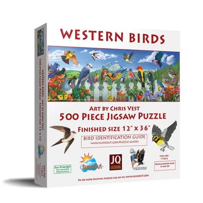 Sunsout Western Birds 500 Piece Jigsaw Puzzle For Adults In White