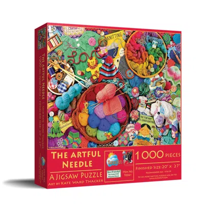 Sunsout The Artful Needle 1000 Piece Jigsaw Puzzle For Adults In Red
