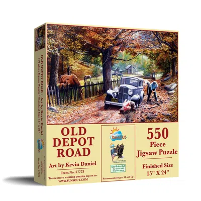 Sunsout Old Depot Road 550 Piece Jigsaw Puzzle For Adults In Neutral