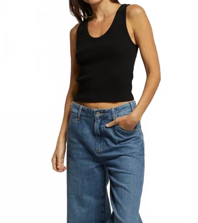Perfectwhitetee Blondie Tank Top In Black In Black