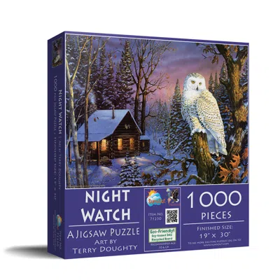 Sunsout Night Watch 1000 Piece Jigsaw Puzzle For Adults In Blue