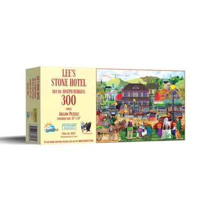 Sunsout Lee's Stone Hotel 300 Piece Jigsaw Puzzle For Adults In White