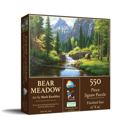Sunsout Bear Meadow 550 Piece Jigsaw Puzzle For Adults In Brown