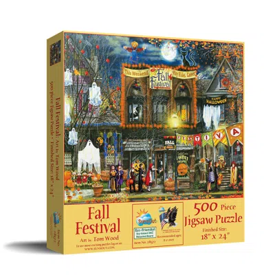 Sunsout Fall Festival 500 Piece Jigsaw Puzzle For Adults Halloween In Multi