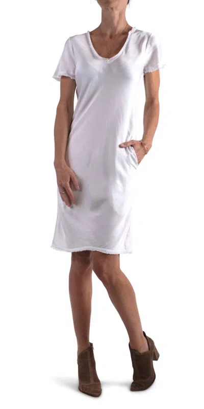 Gigi Moda Maglietta Mini Dress In White In White