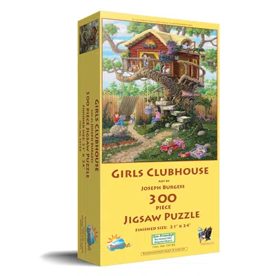 Sunsout Girls Clubhouse 300 Piece Jigsaw Puzzle For Adults In Yellow