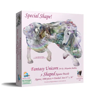 Sunsout Fantasy Unicorn 850 Piece Jigsaw Puzzle For Adults Special Shape In Multi