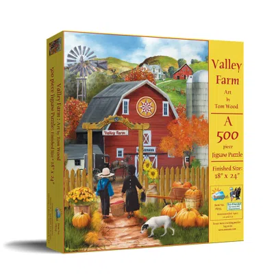 Sunsout Valley Farm 500 Piece Jigsaw Puzzle For Adults Halloween In Yellow