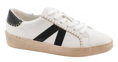 Corkys Footwear Women's Friend Zone Sneaker In White And Black In White