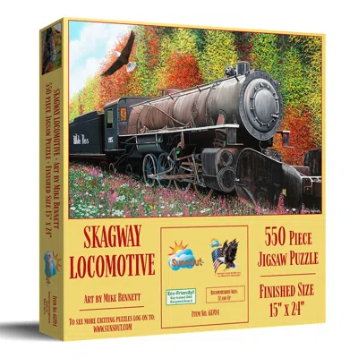 Sunsout Skagway Locomotive 550 Piece Jigsaw Puzzle For Adults In Multi