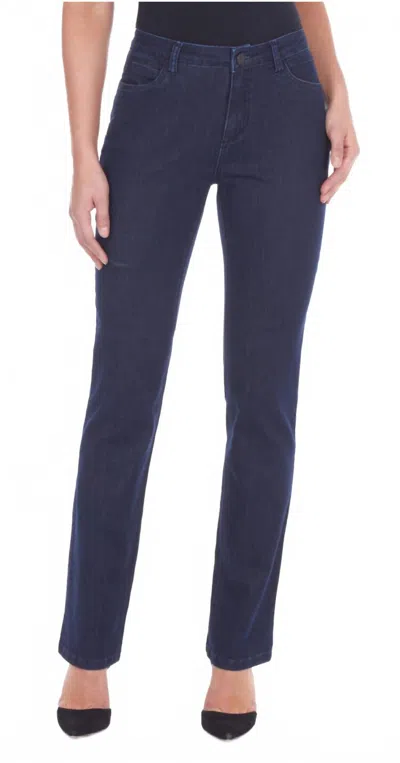 Fdj Olivia Straight Leg Jeans In Pleasant In Blue