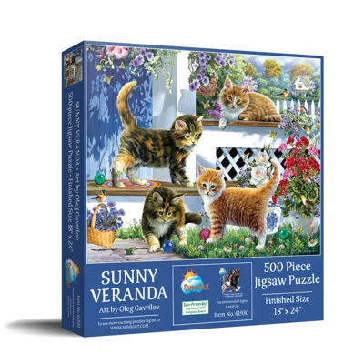 Sunsout Sunny Veranda 500 Piece Jigsaw Puzzle For Adults In Multi