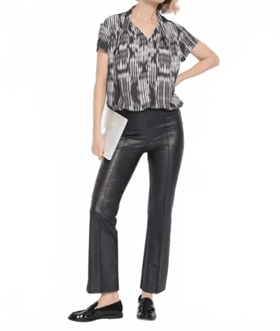 Lyssé Katya Sleeve Top In Textural Harmony In Gray