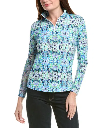 Ibkul Mock Neck Top In Multi