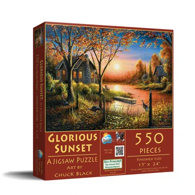 Sunsout Glorious Sunset 550 Piece Jigsaw Puzzle For Adults Thanksgiving In Multi