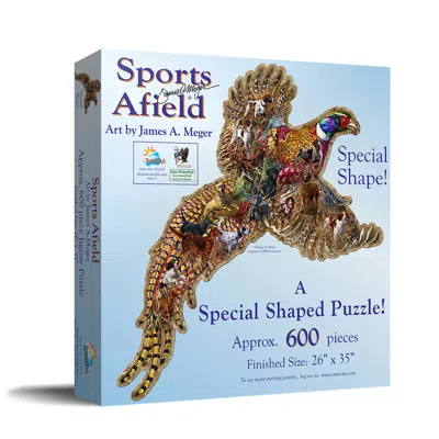 Sunsout Sports Afield Pheasant Days 685 Piece Jigsaw Puzzle For Adults Special Shape In Multi