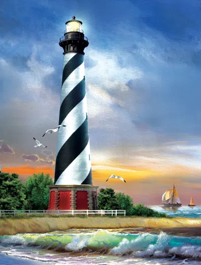 Sunsout Cape Hatteras Lighthouse 500 Piece Jigsaw Puzzle For Adults In Multi