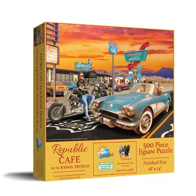 Sunsout Republic Cafe 500 Piece Jigsaw Puzzle For Adults In Multi