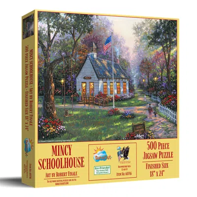 Sunsout Mincy Schoolhouse 500 Piece Jigsaw Puzzle For Adults In Multi