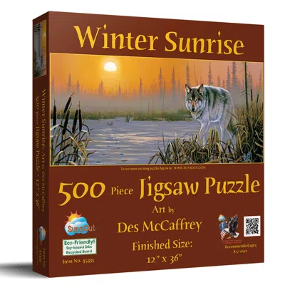 Sunsout Winter Sunrise 500 Piece Jigsaw Puzzle For Adults In Multi