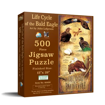Sunsout Life Cycle Of The Bald Eagle 500 Piece Jigsaw Puzzle For Adults In Multi