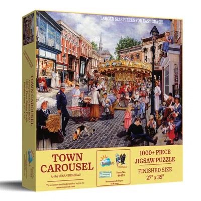Sunsout Town Carousel 1000 Piece Jigsaw Puzzle For Adults Large Pieces In Multi