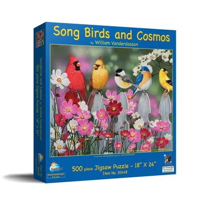 Sunsout Songbirds And Cosmos 500 Piece Jigsaw Puzzle For Adults In Multi