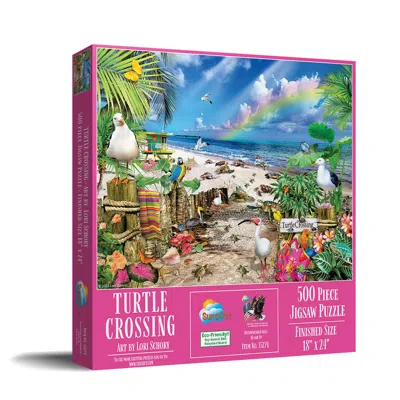Sunsout Turtle Crossing 500 Piece Jigsaw Puzzle For Adults In Multi