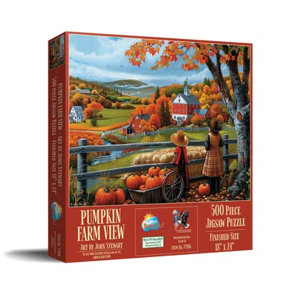 Sunsout Pumpkin Farm View 500 Piece Jigsaw Puzzle For Adults Halloween In Multi