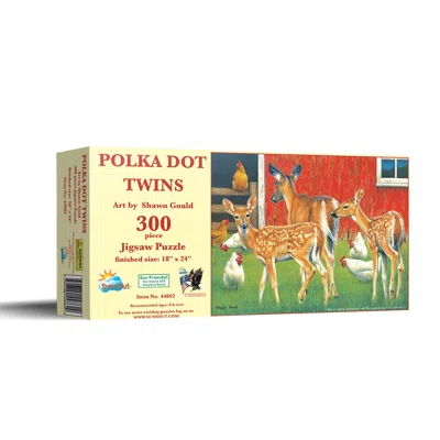 Sunsout Polka Dot Twins 300 Piece Jigsaw Puzzle For Adults In Multi