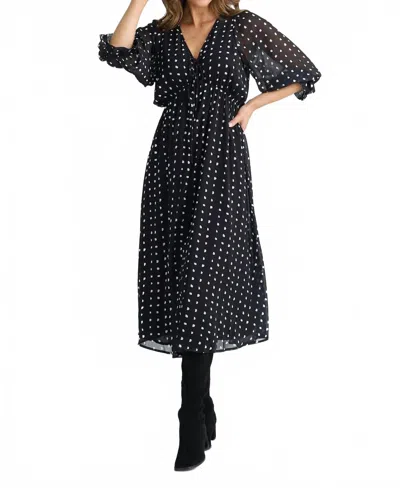Brave + True Parkside Midi Dress In Arches Dot In Multi
